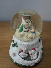 San Francisco Bear Holiday Snow Globe