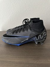 Nike Mercurial Zoom Superfly 9 Elite FG Black Soccer Cleats DJ4977-040 Size 5