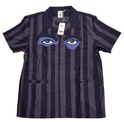 PUMA X KIDSUPER STUDIOS  BUTTON UP SHIRT MEN'S SIZE:  US LARGE