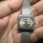 VTG SEIKO 2706-7000 Ladies WATCH 21 JEWELS AUTOMATIC Silver DIAL 26mm - REPAIR