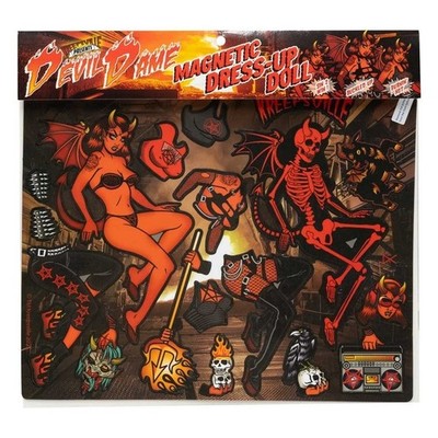 Kreepsville 666 Devil Dame Dress Up Magnet Set Toy Punk Rocker