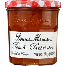 Bonne Maman Peach Preserves 13 Oz Fruit Spread