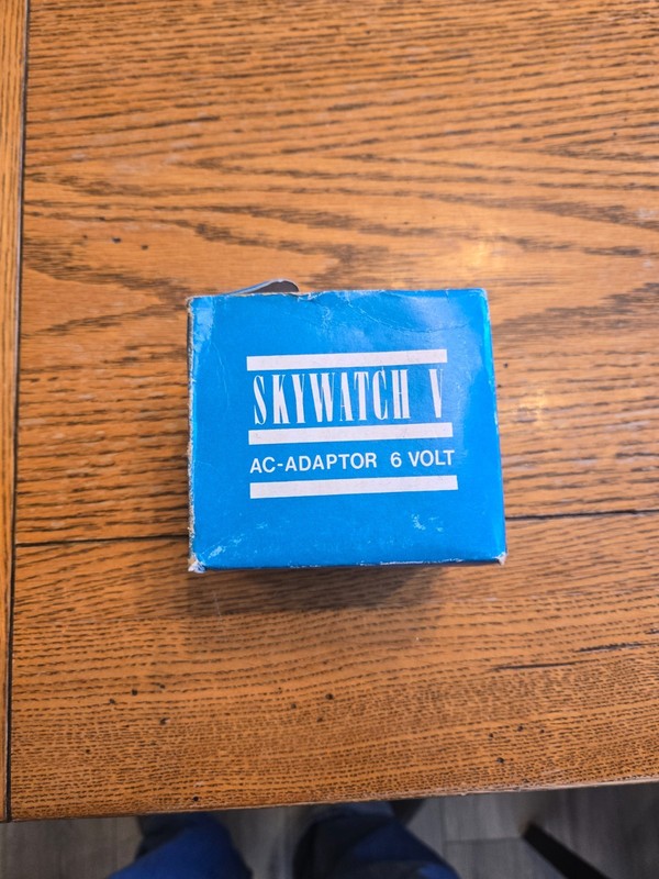 AC Adapter - 6V AC Power Supply  Skywatch V Japan Vintage