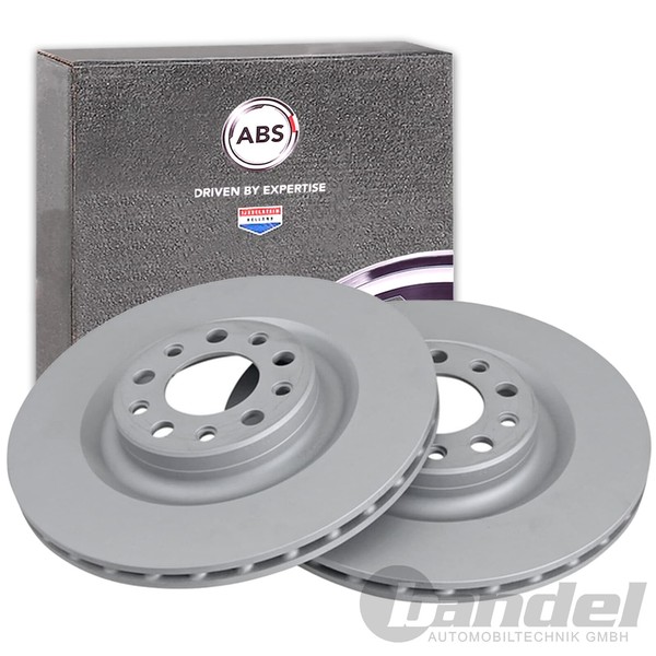 2X A.B.S. Bremsscheiben 320Mm Hinten Passend FüR Alfa Romeo Giulia Stelvio-image