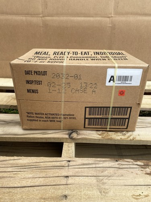 #ad MRE U.S. Military Ready to Eat Meals Single Case of 12 Meals Random menu $32.99