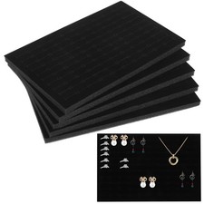 4PCS Black Foam Ring Inserts, Jewelry Organizer Trays for Drawers Inserts, Je...
