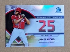 2023 Bowman - Bowman Scouts Top 100 James Wood #BTP-25 (RC)