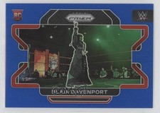 2022 Panini Prizm WWE Blue Prizm 124/199 Blair Davenport #19 13yq