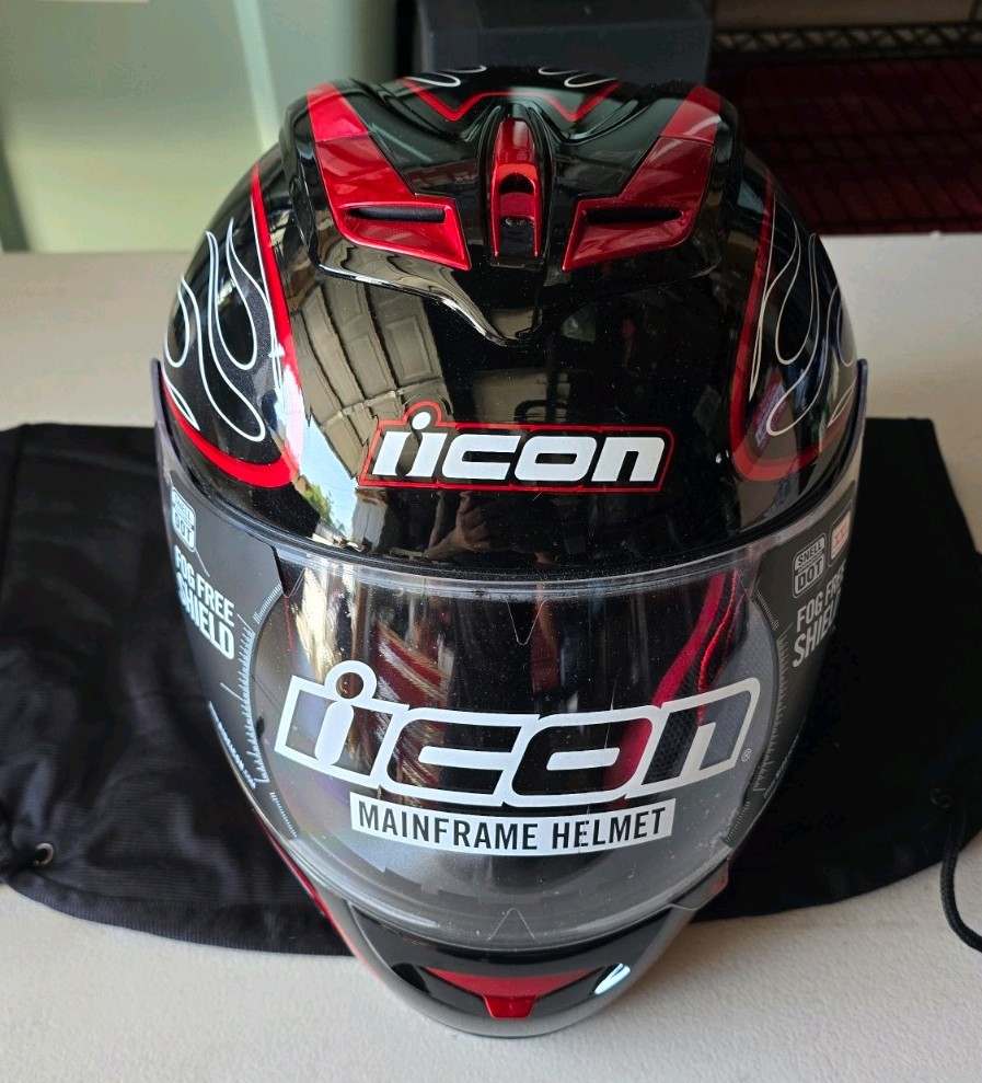 Icon Mainframe Motorcycle Helmet Eternal Sinner NEW - Size XXL | eBay