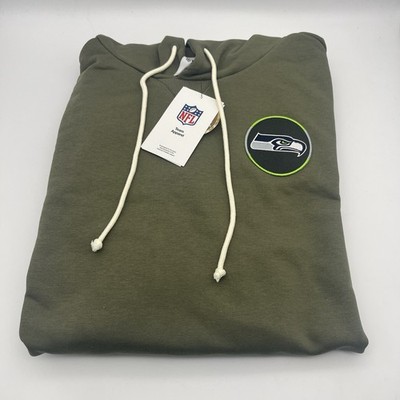 NWT 2025 Seattle Seahawks Nike  Salute to Service Sideline Standard Hoodie XL