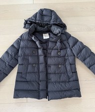 Moncler Ski Down Jacket Size 2 Men’s medium Navy blue colour mid length 