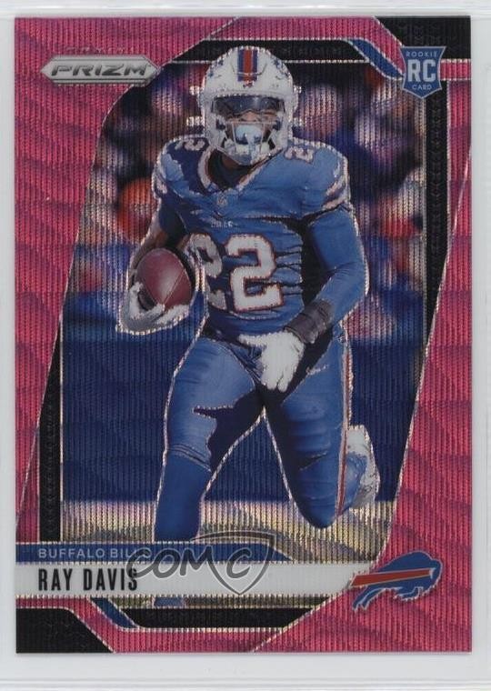 2024 Panini Prizm Rookies Pink Wave Prizm Ray Davis #382 10zi