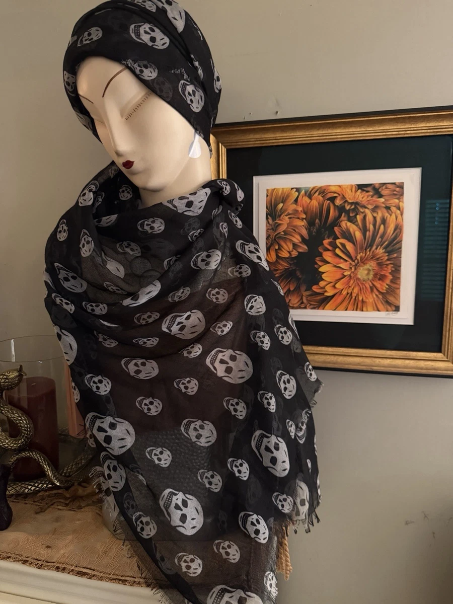 Skull Scarf for sale | eBay