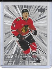 2025-26 Upper Deck Oliver Moore Young Guns Silver Outburst Rookie Blackhawks