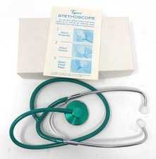 Cardiology Stethoscope Single Head Green
