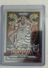 2025 Panini Prizm WNBA Paige Bueckers Groovy Rookie #12 Dallas Wings RC