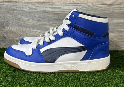 Puma Rebound Layup Men Mid Shoes Trainers & Cut Basketball Casual Sneaker Sz 11