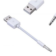 USB Charger Data SYNC Cable for Apple iPod Shuffle 3rd 4th 5th 6th 7th Gen 3.5mm