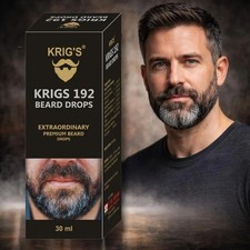 KRIG'S 192 Beard Drops Homeopathic - Extraordinary Premium Drops 30 ML 