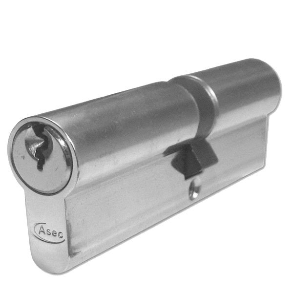 Asec Euro Double Cylinder 60mm NP (AS1151)
