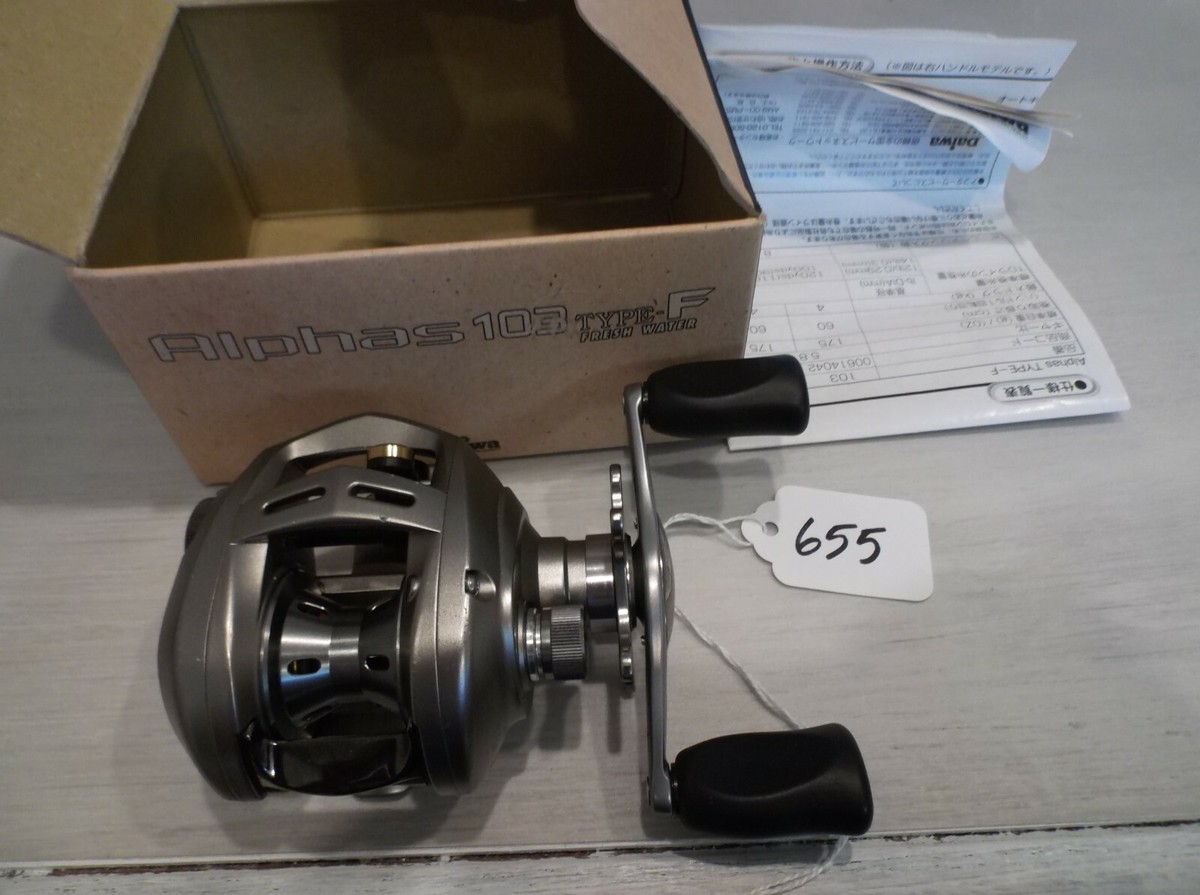 リール Alphas 103 type-F fresh water Daiwa Alphas Type-F (Freshwater tuned version) 2005-2010