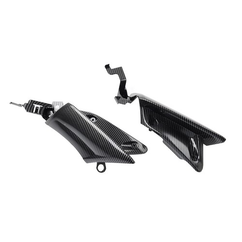 Carbon Fiber Side Trim Frame Covers Fairings For Yamaha YZF R6 03-05 R6S 06-09 - Foto 7 di 12