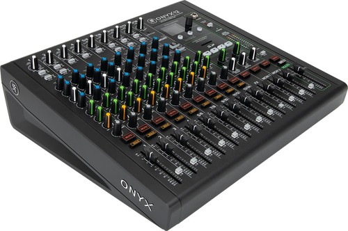 Mackie ONYX12 12-Channel Analog Mixer Multi-Track USB/3-Band EQ+Bluetooth+Stand - Picture 4 of 12