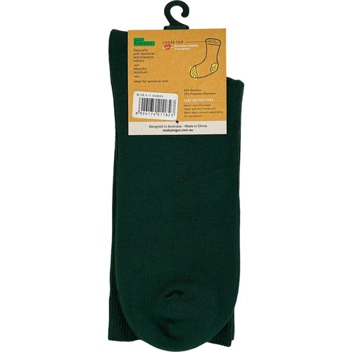 Bamboo Plain Loose Top Socks,3 Pack,SEAMLESS - Sox by Angus Brand - Picture 33 of 39