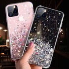 iPhone 15 12 Pro Max SE XR 8 7 14 X Sparkly Glitter Silicone Gel Case Soft Cover