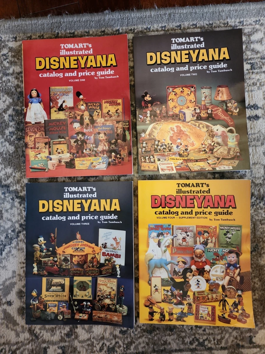 Tomart's Disneyana Catalog Price Guide Volumes 1-4 Tom Tumbusch Signed Autograph