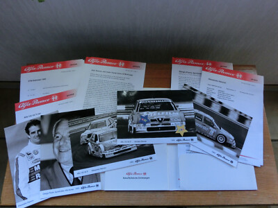 Alfa Romeo DTM Pressemappe 1995 ,top Sammlerstück,rarität,AB-38