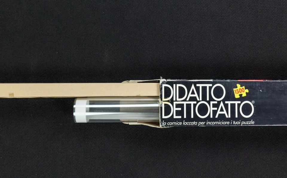 Didatto Dettofatto cornice laccata puzzle 1500 pezzi colore marrone vintage NEW! - Immagine 3 di 4