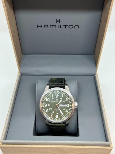 Hamilton H70535061 Khaki Field 42mm Automatic Watch Men Day Date Japan 20.5cm - Picture 4 of 18