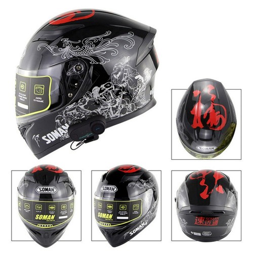Motorcycle Bluetooth Helmet Full Face 