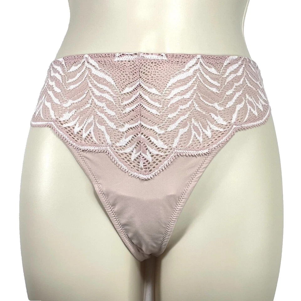 Bragas tanga exuberantes para mujer Natori 771309 rosa beige $31 nuevas sin etiquetas Foto 2 de 4