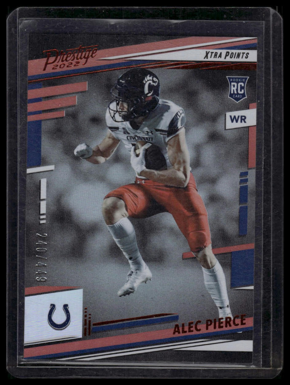 2022 Panini Prestige #376 Alec Pierce Xtra Points Red #/449