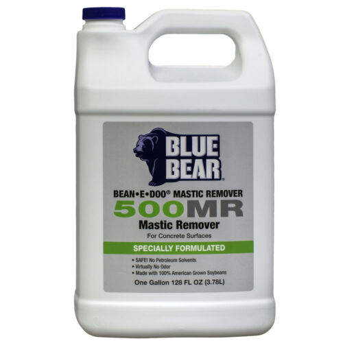 Blue Bear Franmar 500MR Bean-e-doo Mastic Remover for Concrete Surface, 1 Gallon