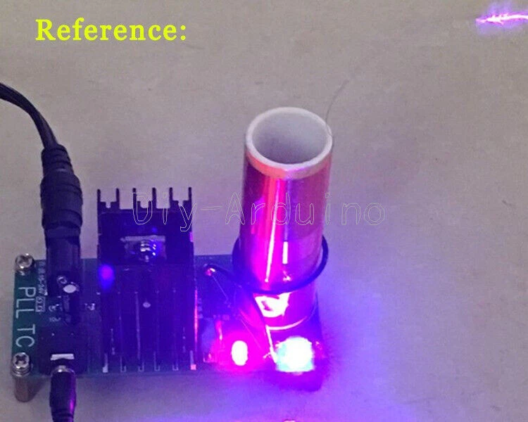 Kits 15W Tesla Mini Coil Plasma Speaker DC 15-24V Wireless Transmitter Generator - Bild 3 von 4