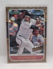 2021 DONRUSS BASEBALL #H16 ALEX KIRILLOFF ROOKIE HIGHLIGHTS 50/999 Low Number