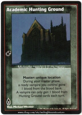 Academic Hunting Ground Vampire: The Eternal Struggle V:TES VTES Vampire CCG