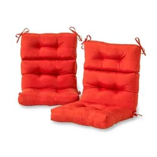 Outdoor Highback Chair Cushion Set - SET OF 2