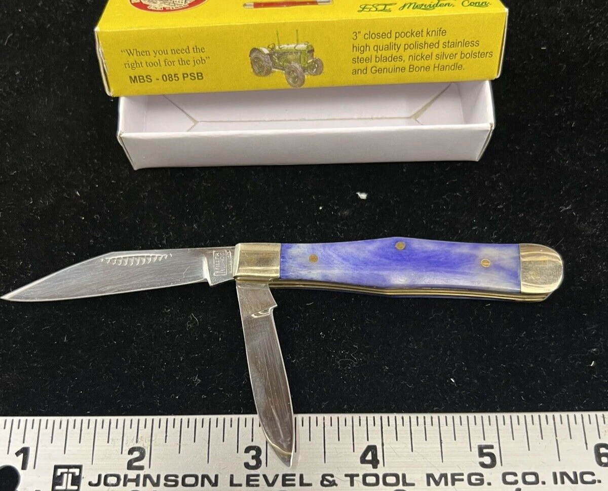 ミラー・ブラザーズ　アンティーク　マザーオブパール　2枚刃　イコールエンドナイフ Miller Bros. Collectible Knives, Swords, Blades, Armors