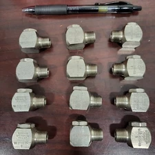 LOT  OF 12 - 1/4GGANV-SS5 Spraying Systems Co 1/4 NPT FullJet SS Stainless Steel