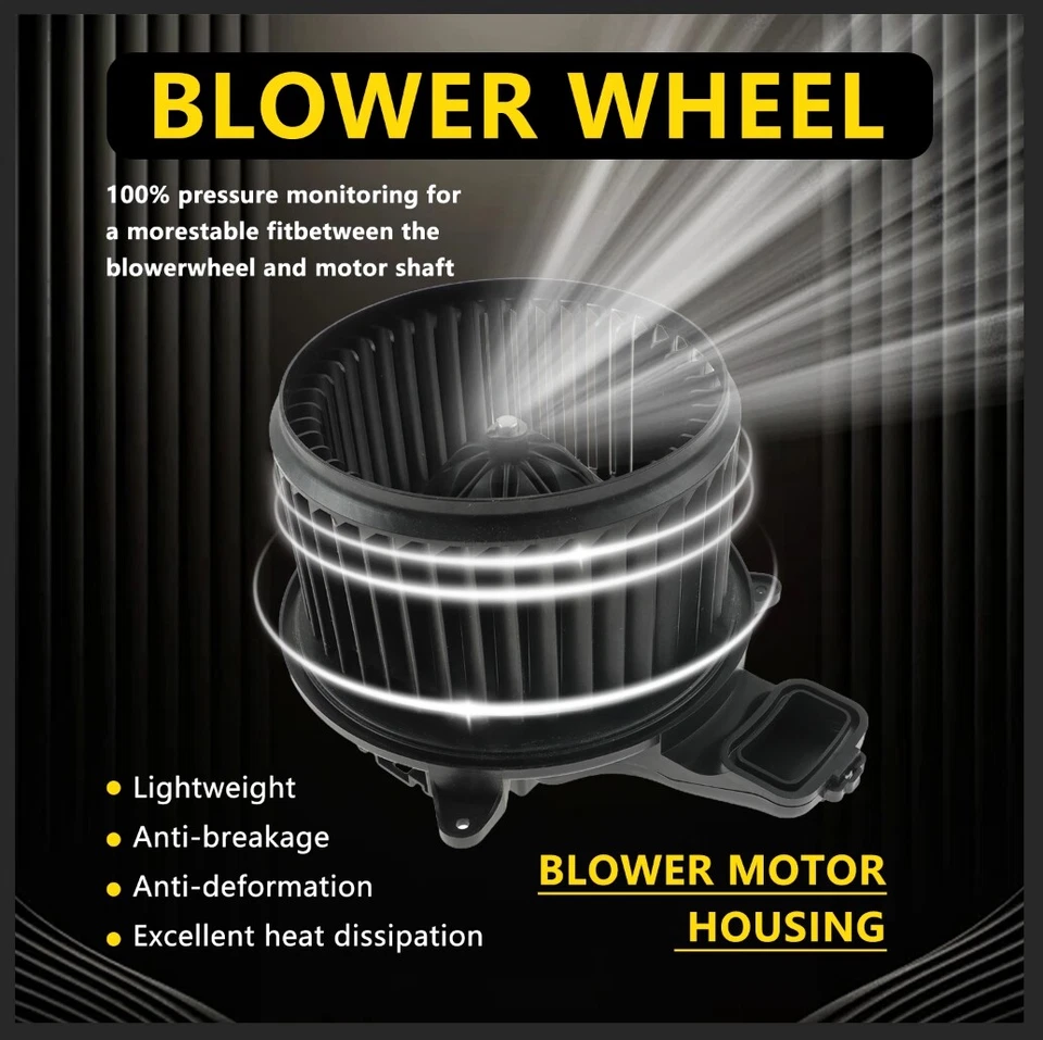 Motor soplador calentador aire acondicionado con motor sin escobillas para Kenworth T170 T270 2013-2017 Foto 2 de 4