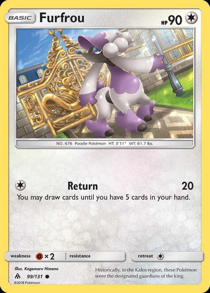 Pokemon Furfrou (99/152) Forbidden Light LP
