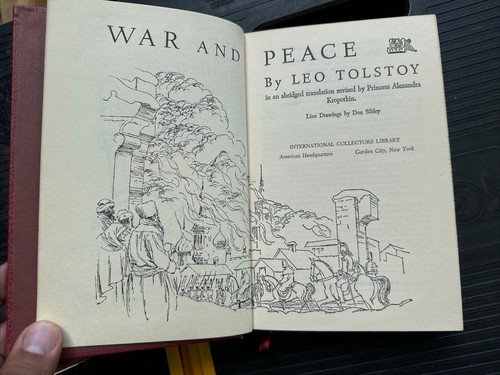 War and Peace-Leo Tolstoy International Collectors Library 1949 1960 - Picture 7 of 12