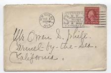 1923 New York international silk exposition slogan machine cancel [5838.408]