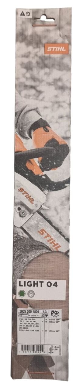 Genuine STIHL Rollomatic E 14" Chainsaw Guide Bar 3005 000 4809 | eBay UK