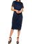 thumbnail 1 - Alexia Admor NEW Delora Lace Sheath Dress Size 10 Navy Blue Scalloped Hem Womens
