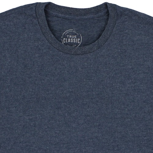 True Classic Mens Short Sleeve Shirt Longer Length Lightweight Cotton - Picture 14 of 22